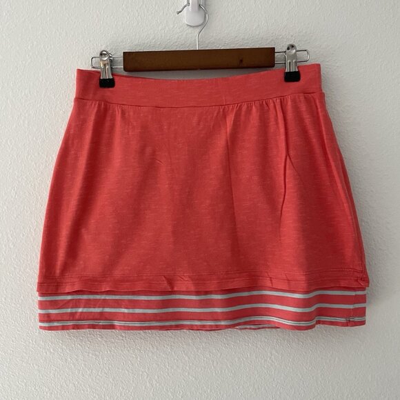 Horny Toad Samba Skort Women Size Small Coral Orange Drawstring Pickleball Golf - Picture 1 of 8